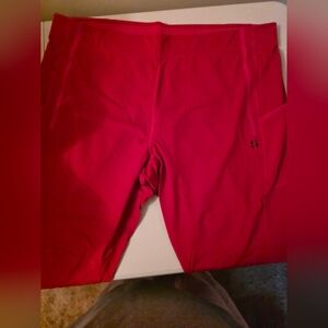 Sport Illustrated Red Capri Leggins Size 3xl